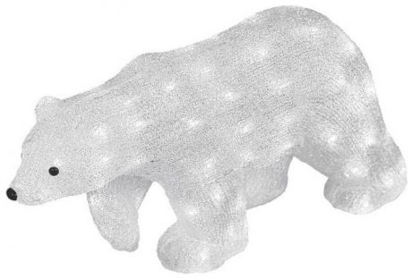 Uniel Фигурка светодиодная «белый медведь-3» 29x58см (11033) uld-m5829-080/sta