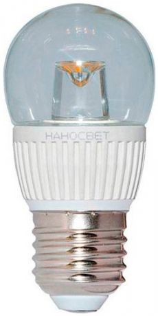 Наносвет Лампа светодиодная e27 5w 2700k шар прозрачный lc-p45cl-5/e27/827 l143