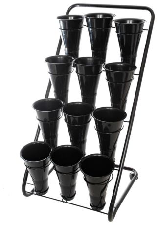 Homereligion Стенд с 12 подставками-вазами для цветов