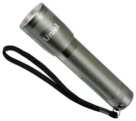Uniel Ручной светодиодный фонарь uniel (03480) от батареек 60 лм s-ld015-c silver