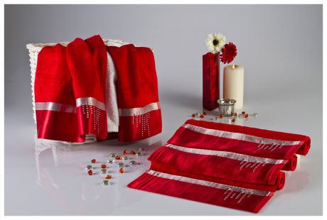Primanova Roma полотенце 30х50 красное