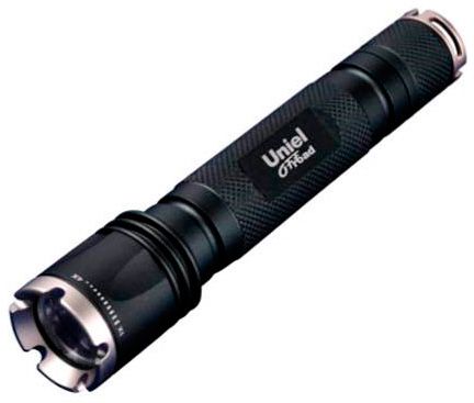 Uniel Ручной светодиодный фонарь uniel (05724) от батареек 185 лм p-ml073-bb black