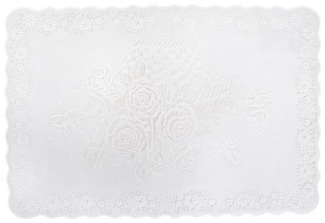 Talisman Салфетка сервировочная с узором 30,5x46 см, белая - 010j