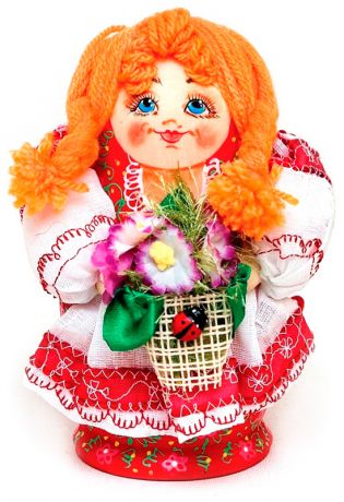 Arteast Матрешка-кукла "девушка с цветами" a