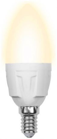 Volpe Лампа светодиодная (10214) e14 6w 3000k свеча матовая led-c37-6w/ww/e14/fr/o