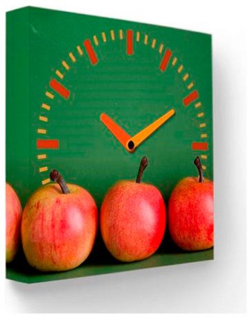 Fotoniobox Настенные часы яблоки pb-011-35