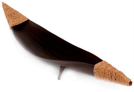 Ingaart 95-021 тарелка "лодка аборигенов" (кокос, о. бали)