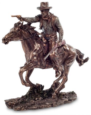 Veronese Ws-437 статуэтка 'ковбой на коне'
