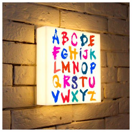 Fotoniobox Лайтбокс alphabet 2 25x25-004