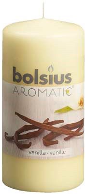 Bolsius Свеча ароматическая столбик ваниль 120х60