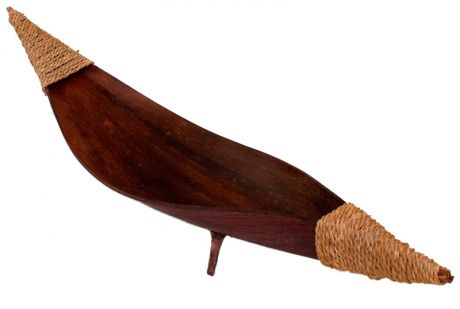 Ingaart 95-027 тарелка "лодка аборигенов" (кокос, о. бали)