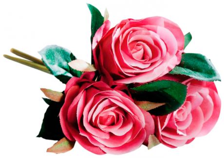 Homereligion Букет из 3 розовых роз