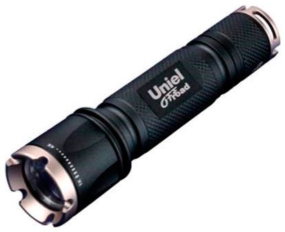 Uniel Ручной светодиодный фонарь uniel (03812) от батареек 123х34 185лм p-ml074-pb black