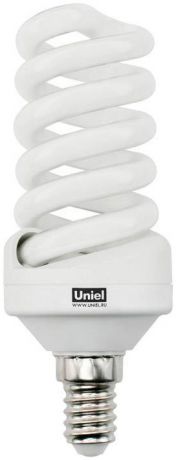 Uniel Лампа энергосберегающая (04109) e14 20w 2700k спираль матовая esl-s11-20/2700/e14