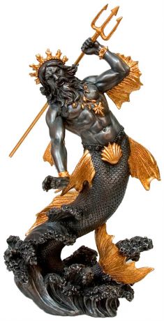 Veronese Ws- 02 статуэтка "посейдон - бог морей"