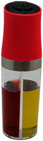 Iris 2-в-1 диспенсер для масла и уксуса (стекло), красный - коллекция totkocina
