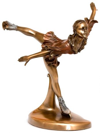 Veronese Ws-401 статуэтка "фигуристка. аттитюд"