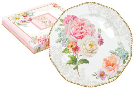 R2S Тарелка десертная цветочная романтика