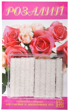Флоретта Удобрение - палочки для садовых и декоративных роз "розалий" (16 шт.) 120 гр