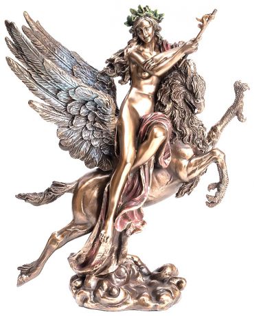 Veronese Ws-633 статуэтка "женщина на грифоне" (гюстав моро)