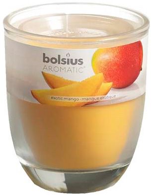 Bolsius Свеча ароматическая в стакане манго 80х70