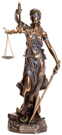 Veronese Ws-650/ 1 статуэтка "фемида - богиня правосудия"