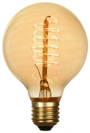 Lussole Лампа накаливания е27 60w 2700k шар прозрачная gf-e-7125