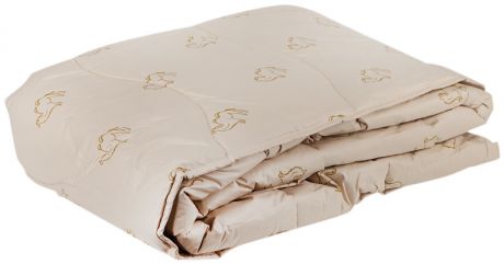 Мягкий Сон Одеяло стеганое  "верблюжья шерсть"140х205, наполнитель- верблюжья шерсть,ткань - тик (100% хлопок)