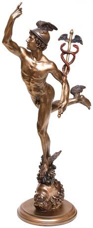 Veronese Ws-495/ 1 статуэтка "гермес-бог торговли"