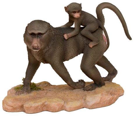 Veronese Ws-710 статуэтка "бабуин с детенышем"