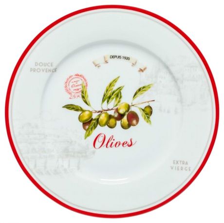 Nuova Тарелка обеденная 26,5см оливки