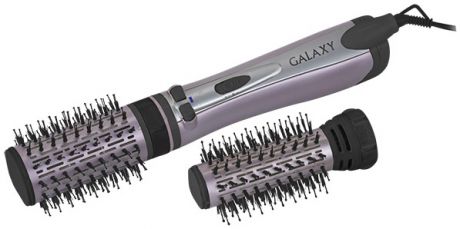 Galaxy Galaxy gl 4404 фен-расческа 1200вт, 2 насадки (диам.50 и 30мм), керам.покрытие насадок, 2направления