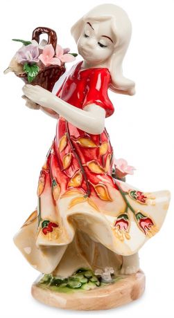 Pavone Jp-12/16 статуэтка "девушка с цветами" (pavone)