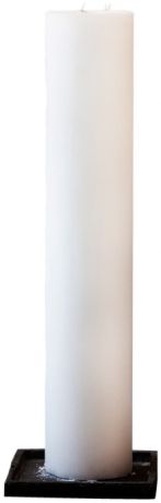Homereligion Свеча крупная для интерьера, д.19см, в.100см, цвет белый