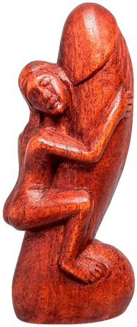 Ingaart 91-005 статуэтка абстракция лоло 15 см. (красное дерево)