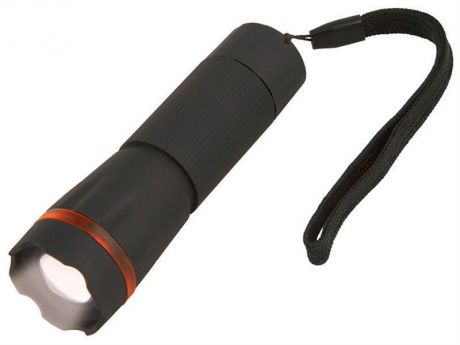 Uniel Ручной светодиодный фонарь uniel (07594) от батареек 105х32 60 лм s-ld037-с black