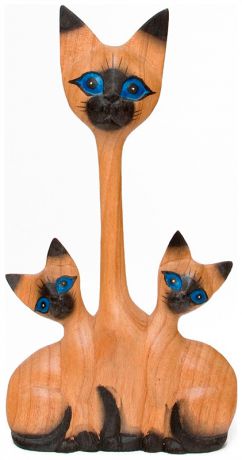 Ingaart 40-002 статуэтка "кошачья семья" суар 32см