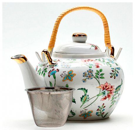 Mayer Boch Заварочный чайник 1л керамика цветы мв  21130