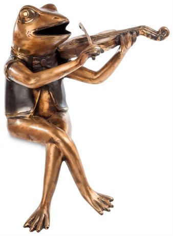 Ingaart 43-031 фигурка "лягушка с флейтой" (бронза, о.бали)