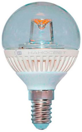 Наносвет Лампа светодиодная e14 5w 2700k шар прозрачный lc-gcl-5/e14/827 l140