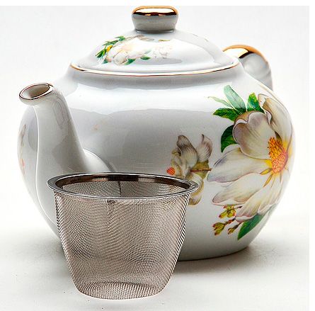 Mayer Boch Заварочный чайник 1л керамика пионы мв  21125