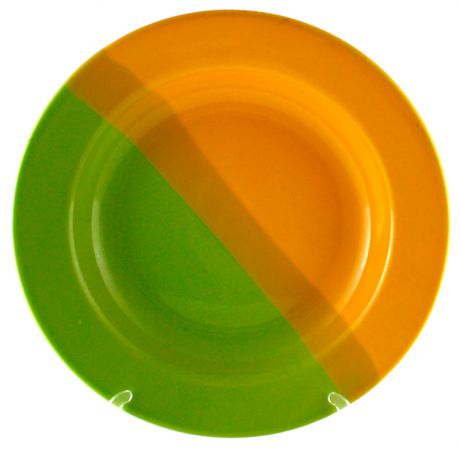 Cesiro A2140/303/120 тарелка глубокая зел-жел