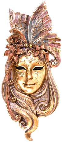 Veronese Ws-349 венецианская маска "лилия" бол