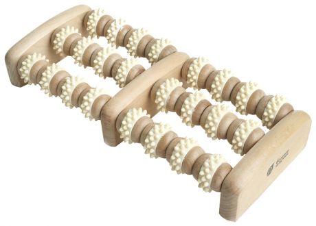 Банные Штучки Массажер для ног роликовый, деревянный