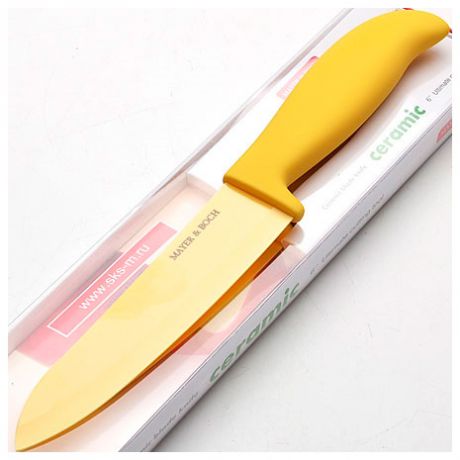 Mayer Boch Нож керамика 15,2см силикон.ручкамв 22651