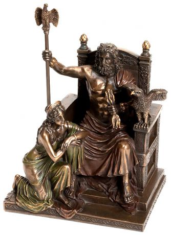 Veronese Ws-645/ 1 статуэтка "зевс и гера"