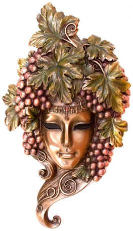 Veronese Ws-326 венецианская маска "виноград"