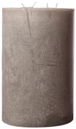 Homereligion Свеча большая для интерьера, д.19см, в.30см, цвет светло-серый