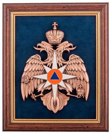 Arteast Панно "герб мчс" малая 19х23