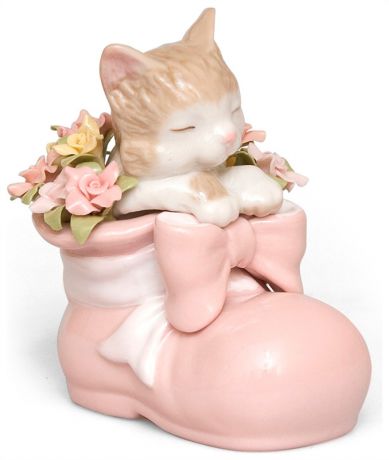 Pavone Cms-15/88 фигурка котенок "башмачок радости" розов. (pavone)